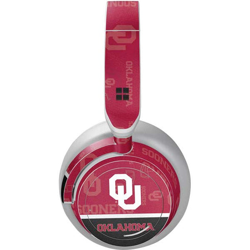University of Oklahoma Split Jersey Surface Headphones Skin